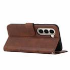 For itel A95 5G Stitching Calf Texture Buckle Leather Phone Case(Brown) - 3