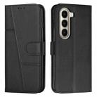 For itel A95 5G Stitching Calf Texture Buckle Leather Phone Case(Black) - 1