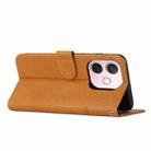For OPPO A5 Pro 5G Global Stitching Calf Texture Buckle Leather Phone Case(Yellow) - 3