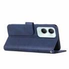 For vivo Y03 / Y18 / Y18e Stitching Calf Texture Buckle Leather Phone Case(Blue) - 3