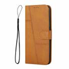 For vivo V40 / V40 Pro / T3 Ultra Stitching Calf Texture Buckle Leather Phone Case(Yellow) - 2