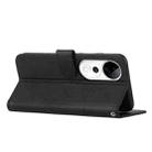 For vivo V40 / V40 Pro / T3 Ultra Stitching Calf Texture Buckle Leather Phone Case(Black) - 3