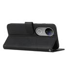 For vivo V50 5G Global Stitching Calf Texture Buckle Leather Phone Case(Black) - 3