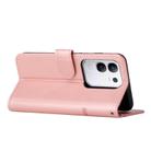 For vivo Y29 4G Stitching Calf Texture Buckle Leather Phone Case(Pink) - 3