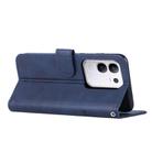 For vivo Y29 4G Stitching Calf Texture Buckle Leather Phone Case(Blue) - 3