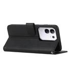 For vivo Y29 4G Stitching Calf Texture Buckle Leather Phone Case(Black) - 3