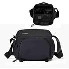 Cwatcun D101 Crossbody Camera Bag Photography Lens Shoulder Bag, Size:20 x 20.5 x 15cm(Black) - 1