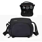 Cwatcun D101 Crossbody Camera Bag Photography Lens Shoulder Bag, Size:29 x 24 x 17cm(Black) - 1