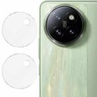 For Xiaomi Civi 4 Pro 5G 2 PCS/Set IMAK HD Glass Rear Camera Lens Film - 1
