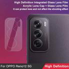 For OPPO Reno12 5G China imak Integrated Rear Camera Lens Tempered Glass Film - 2