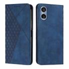 For Sony Xperia 5 V Diamond Splicing Skin Feel Magnetic Leather Phone Case(Blue) - 1