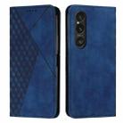 For Sony Xperia 1 VI Diamond Splicing Skin Feel Magnetic Leather Phone Case(Blue) - 1