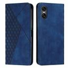 For Sony Xperia 10 VI Diamond Splicing Skin Feel Magnetic Leather Phone Case(Blue) - 1