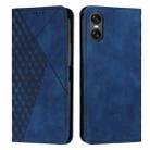 For Sony Xperia 5 VI Diamond Splicing Skin Feel Magnetic Leather Phone Case(Blue) - 1