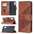 For Sony Xperia L4 Matching Color Crocodile Texture Horizontal Flip PU Leather Case with Wallet & Holder & Card Slots(Brown) - 1