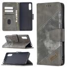 For Sony Xperia L4 Matching Color Crocodile Texture Horizontal Flip PU Leather Case with Wallet & Holder & Card Slots(Grey) - 1