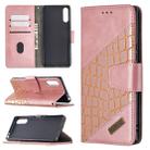 For Sony Xperia L4 Matching Color Crocodile Texture Horizontal Flip PU Leather Case with Wallet & Holder & Card Slots(Rose Gold) - 1