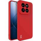 For Xiaomi 14 Pro 5G imak UC-4 Series Straight Edge TPU Phone Case(Red) - 1