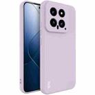For Xiaomi 14 5G imak UC-4 Series Straight Edge TPU Phone Case(Purple) - 1