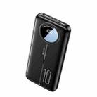 Yesido YP40 10000mAh Dual USB + Type-C Digital Display Power Bank(Black) - 1