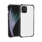 For iPhone 12 Pro Max Four-corner Shockproof TPU + Acrylic Protective Case(Black) - 1
