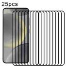 For Samsung Galaxy S25 5G 25pcs Full Glue Screen Tempered Glass Film, Support Fingerprint Unlocking - 1