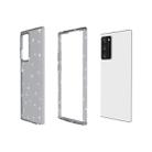 For Samsung Galaxy Note20 Ultra Shockproof Terminator Style Glitter Powder Protective Case(Grey) - 3