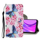 For Xiaomi Redmi 9C Colored Drawing Pattern Horizontal Flip Leather Case with Holder & Card Slots & Wallet(Butterfly and Flowers) - 1
