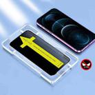 For iPhone 12 Pro Max Anti-peeping Fast Attach Dust-proof Anti-static Tempered Glass Film - 1