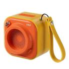 EWA A132 Portable Mini Stereo Wireless Bluetooth Speaker(Yellow Orange) - 1