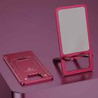 029 Desktop Portable Folding Aluminum Alloy Phone Holder(Red) - 1