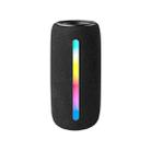 L12 Colorful LED Wireless Bluetooth-compatible Portable Speaker(Black) - 1