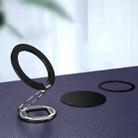 ZF039 Folding MagSafe Magnetic Ring Buckle Holder(Black) - 1