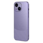For iPhone 15 Plus Two Color Frosted Shockproof Phone Case(Purple) - 1