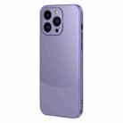 For iPhone 13 Pro Max Two Color Frosted Shockproof Phone Case(Purple) - 1