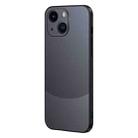 For iPhone 13 Two Color Frosted Shockproof Phone Case(Black) - 1