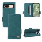 For Google Pixel 8a Magnetic Clasp Leather Phone Case(Green) - 1
