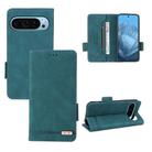 For Google Pixel 9 Pro XL Magnetic Clasp Leather Phone Case(Green) - 1