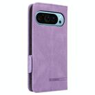 For Google Pixel 9 Pro XL Magnetic Clasp Leather Phone Case(Purple) - 3