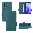For vivo Y17s Magnetic Clasp Leather Phone Case(Green) - 1