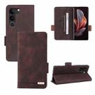 For vivo V29 5G / S17 5G / S17 Pro Magnetic Clasp Leather Phone Case(Brown) - 1