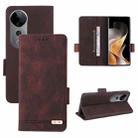 For vivo S19 Pro Magnetic Clasp Leather Phone Case(Brown) - 1