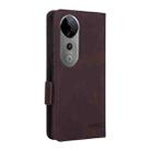 For vivo S19 Pro Magnetic Clasp Leather Phone Case(Brown) - 3