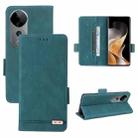 For vivo S19 Pro Magnetic Clasp Leather Phone Case(Green) - 1