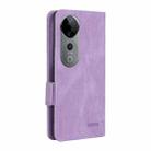 For vivo S19 Pro Magnetic Clasp Leather Phone Case(Purple) - 3