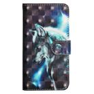 For Samsung Galaxy G390S 3D Painting Pattern Horizontal Flip TPU + PU Leather Case with Holder & Card Slots & Wallet(Wolf) - 1