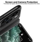 For iPhone 16 Pro Max Classic Tilt Strip Grain Magnetic Shockproof PC + TPU Phone Case(Black) - 3