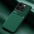 For iPhone 16 Pro Classic Tilt Strip Grain Magnetic Shockproof PC + TPU Phone Case(Green) - 1