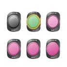 For DJI OSMO Pocket 3 Sunnylife Camera Lens Filter, Filter:6 in 1 UV CPL ND8-64 - 1