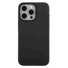 For iPhone 15 Pro Max Wheat Straw Material + TPU Phone Case(Black) - 1